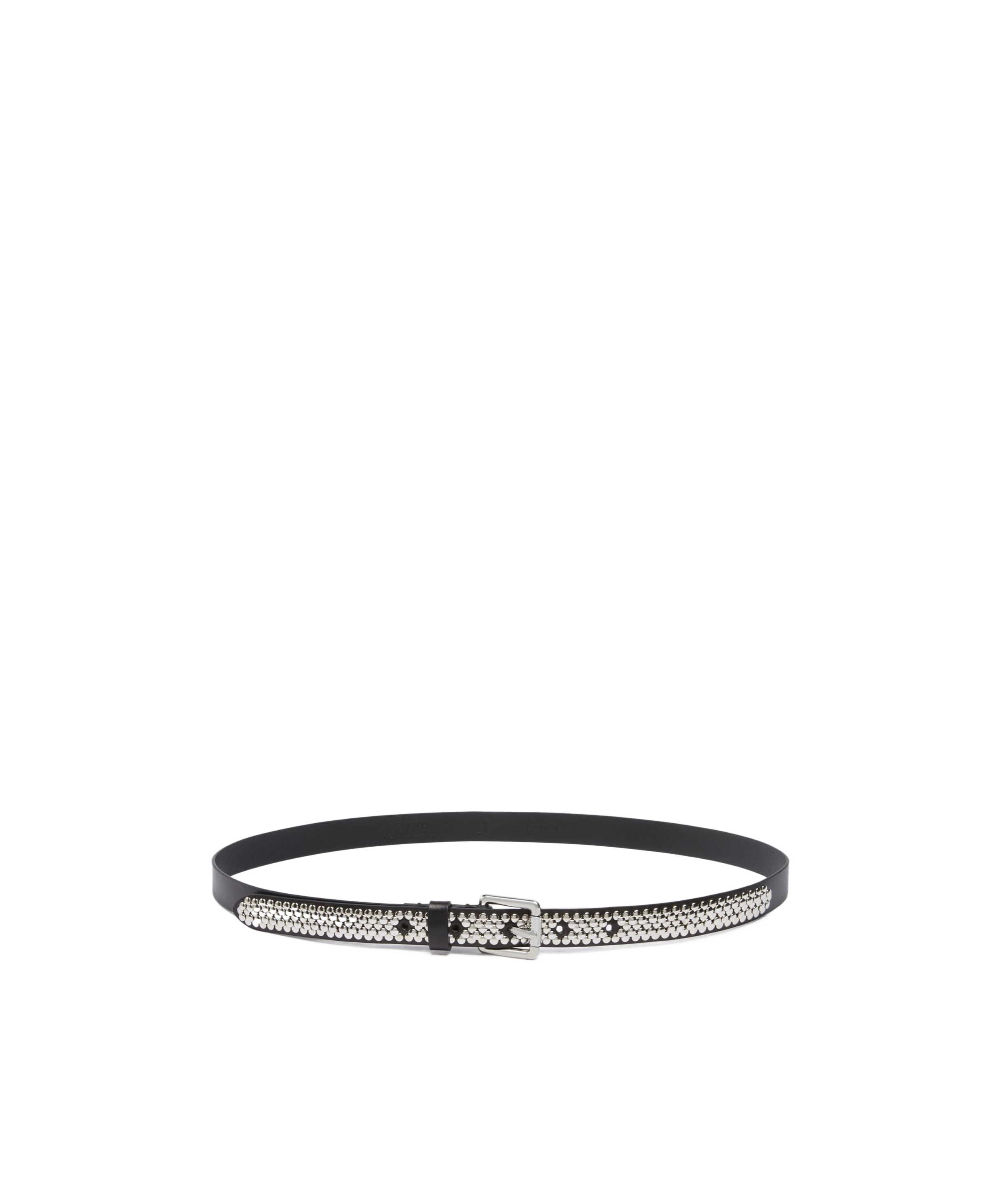 Pinko Nail-trimmed Belt In Black
