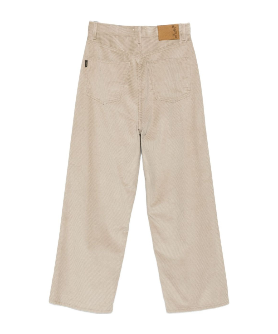 Haikure Wide Leg Corduroy Five Pocket Trousers In Brown