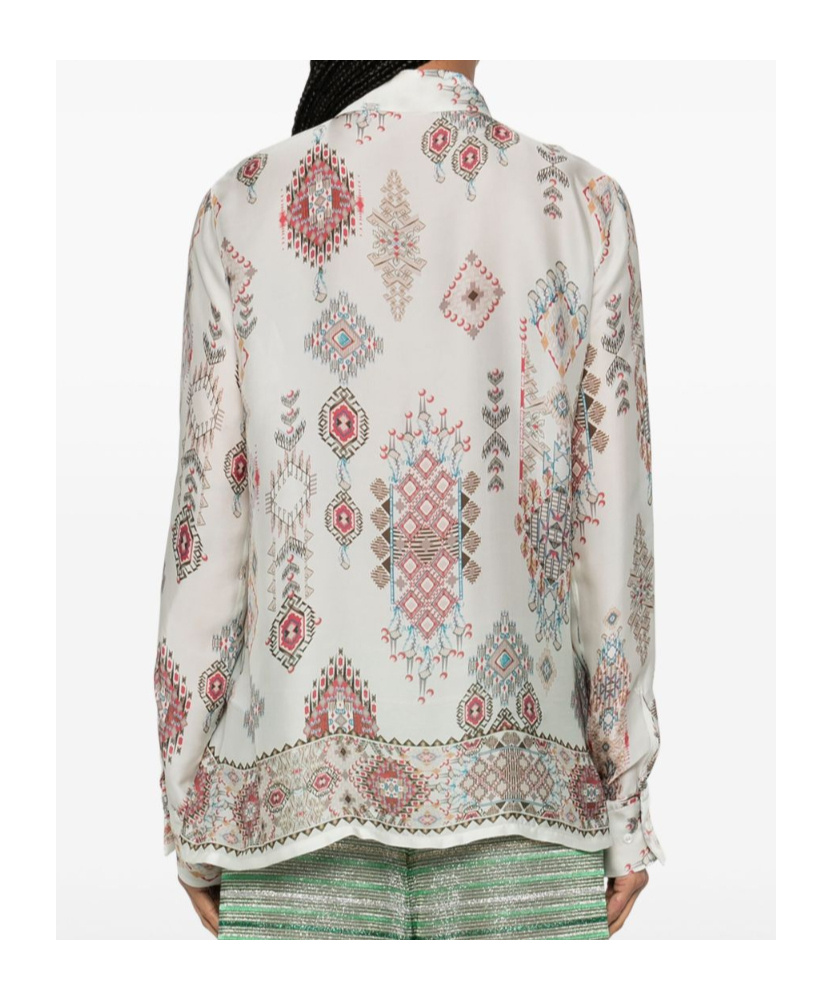 Ermanno Scervino Graphic-print Shirt In White