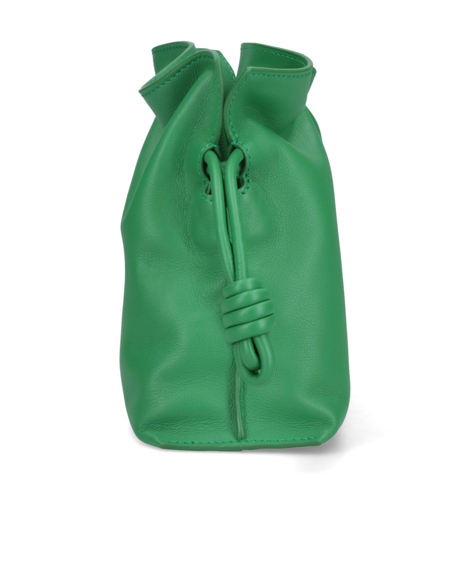 Loewe Mini Puzzle Leather Shoulder Bag In Green