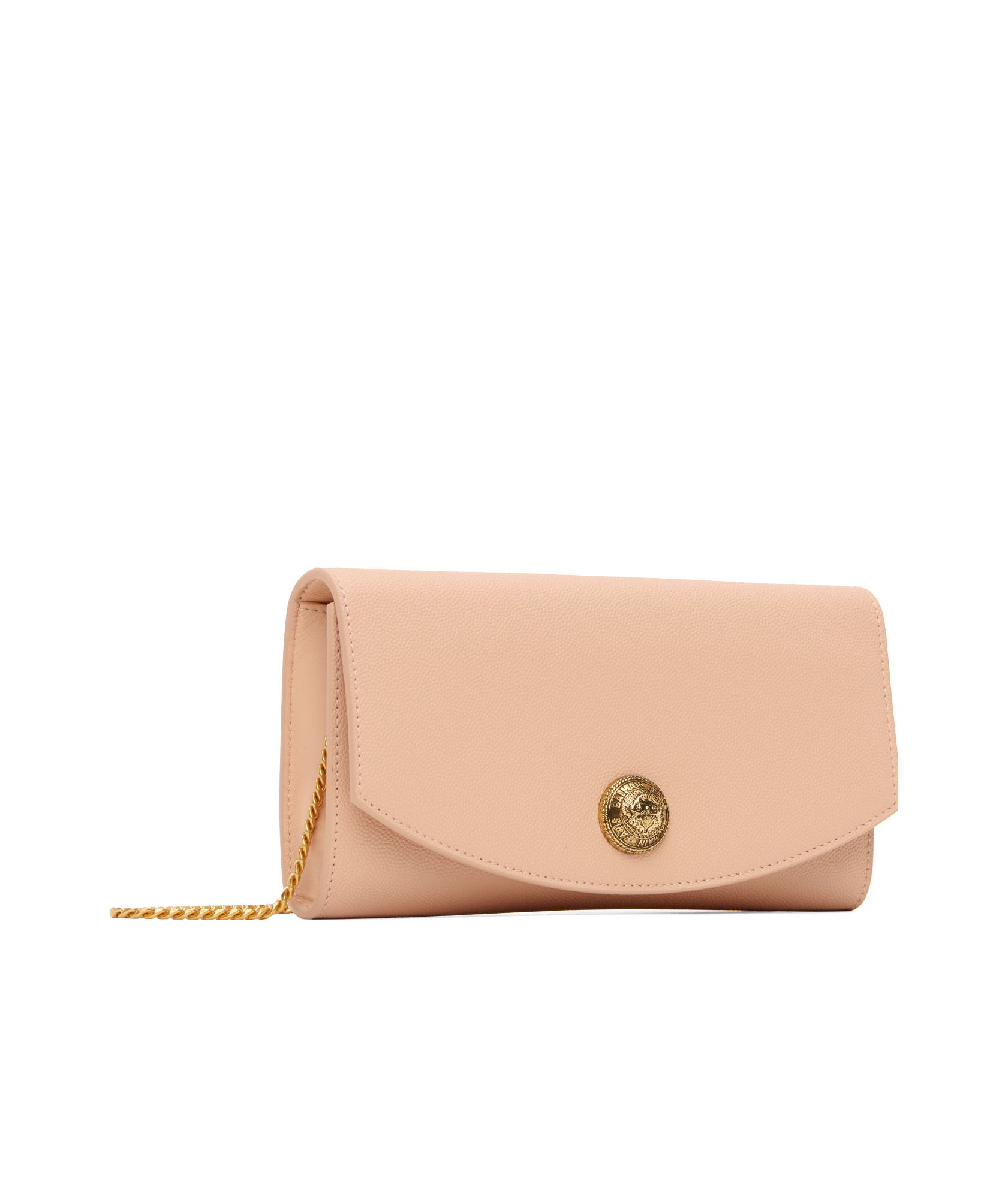 BALMAIN EMBLÈME FLIP SHOULDER BAG