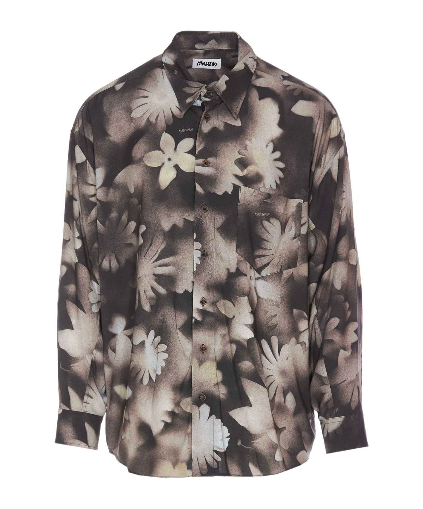 Magliano Camicia Curie X Ray In Viscosa In Black