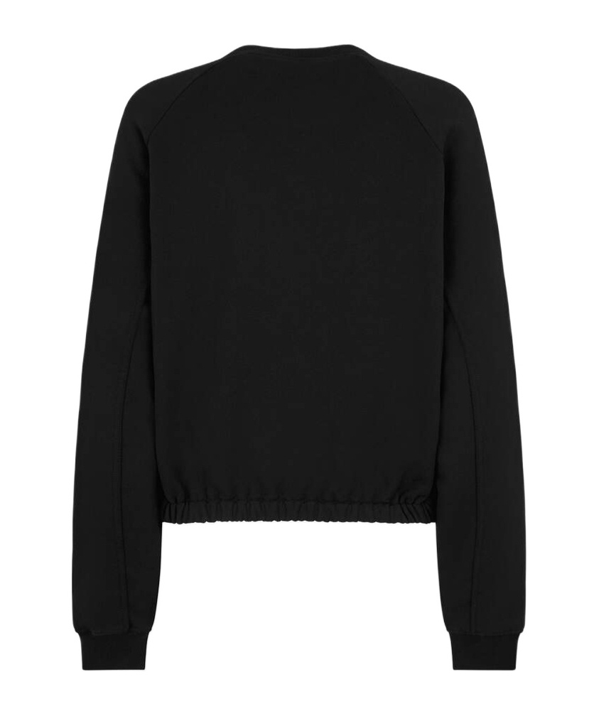 Dsquared2 Graphic-print Cotton Sweatshirt In Black