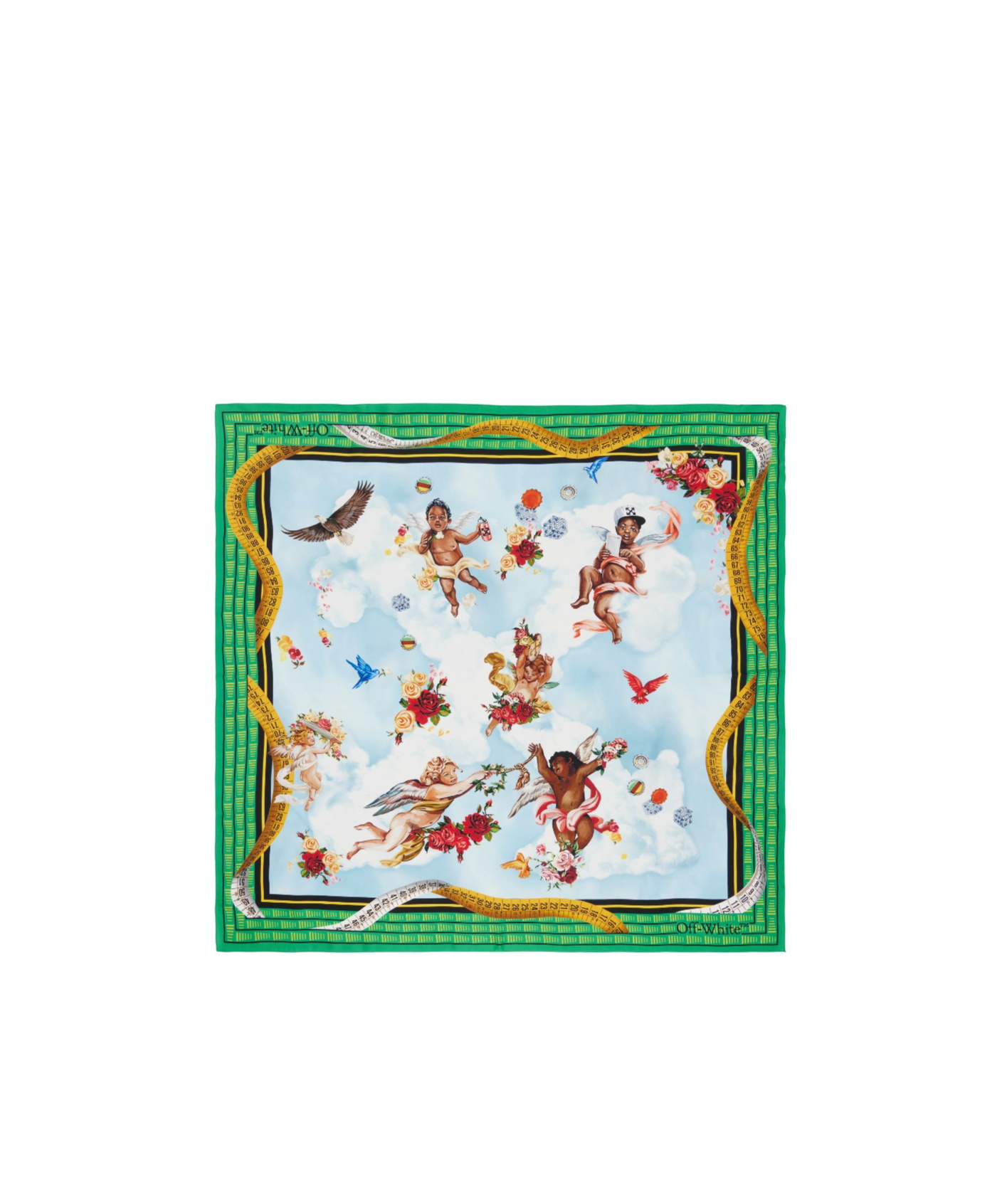 Off-white Multicolor Cloud Arrow Scarf In Multicolor