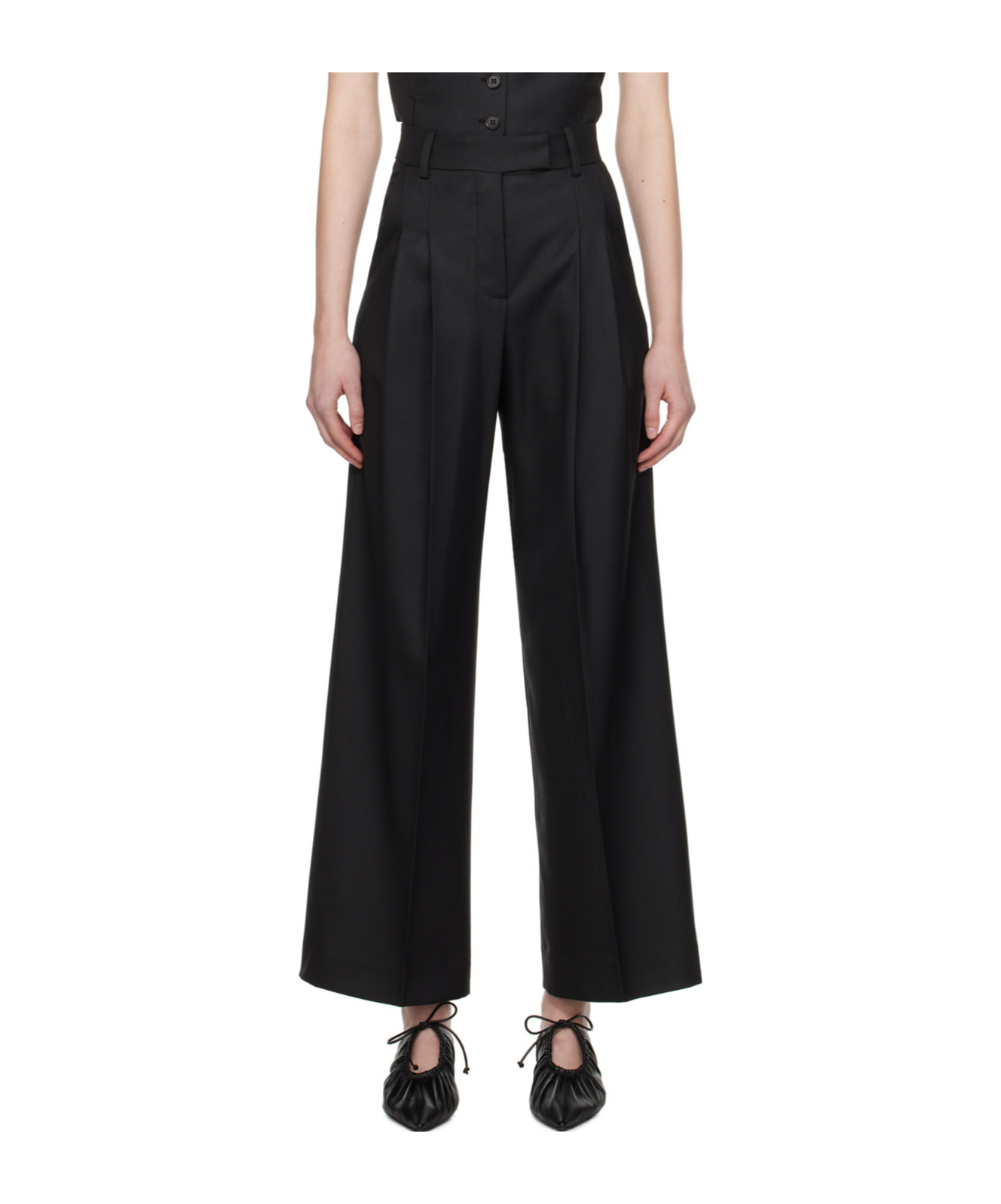 Shop By Malene Birger Cymbaria Wide-leg Trousers