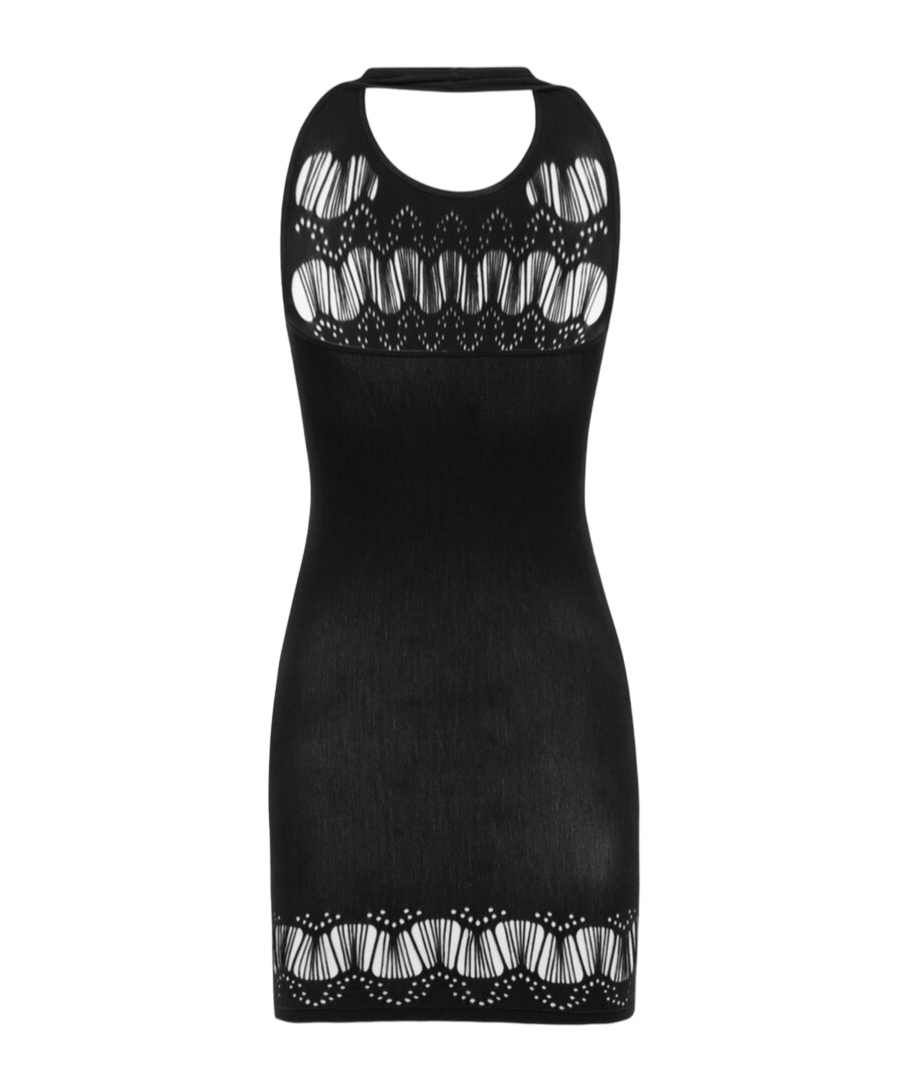 Saint Laurent Mini Jersey Dress In Black