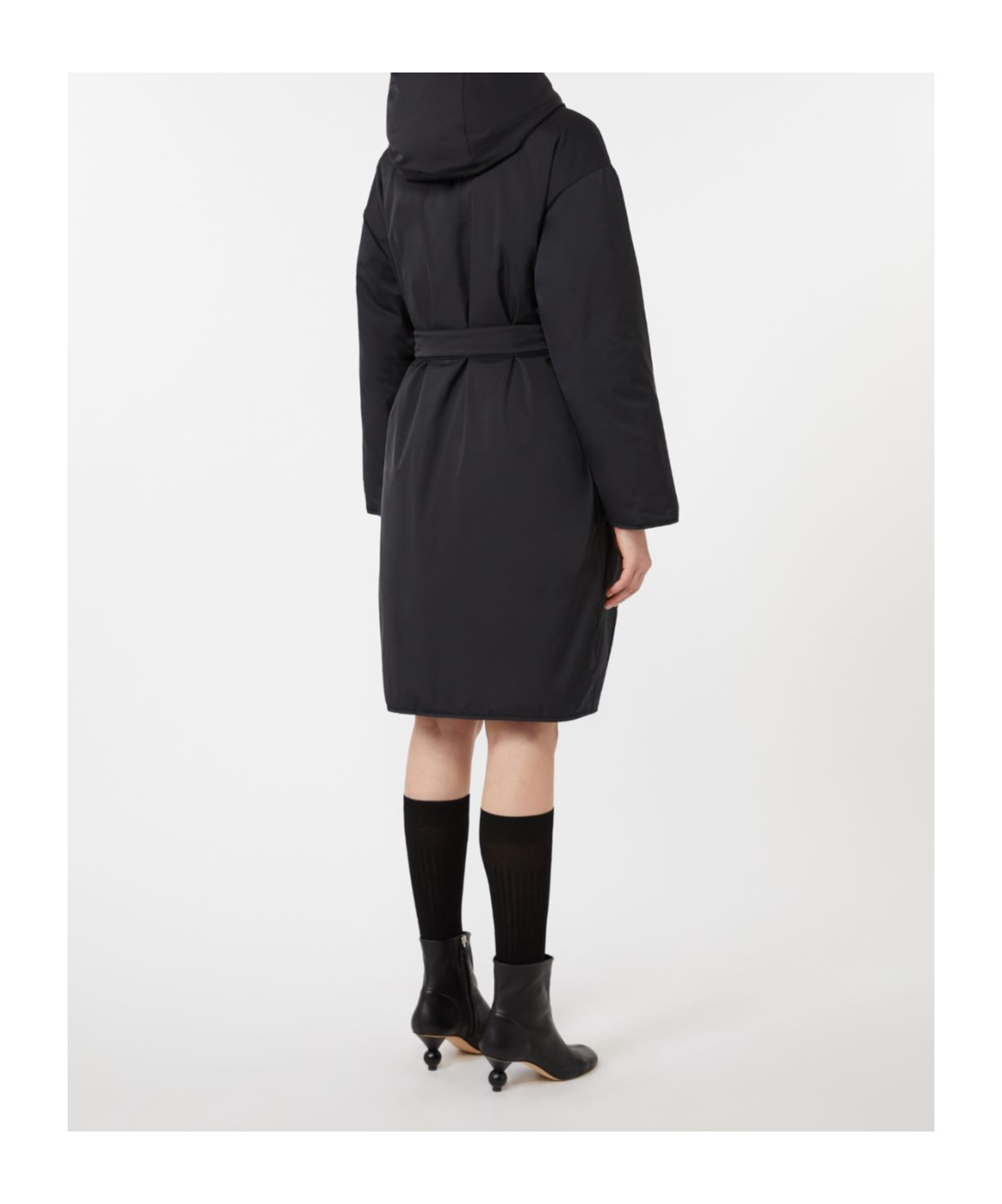 Weekend Max Mara Reversible Down Jacket In Black