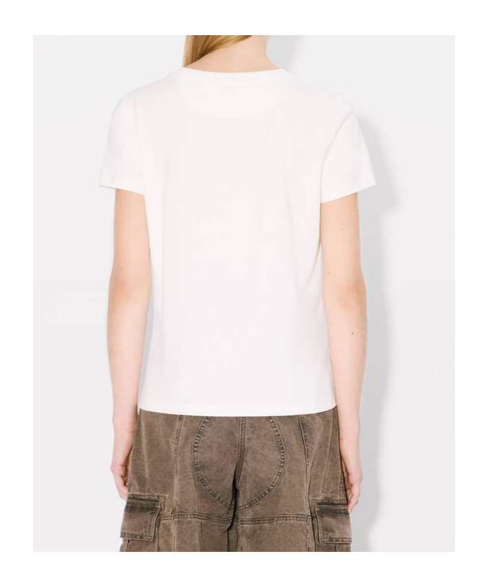 Kenzo Item O-neck Short-sleeved T-shirt In White