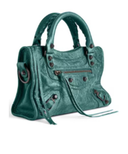 Balenciaga Women's Le City Bag Mini In Dark Emerald In Green