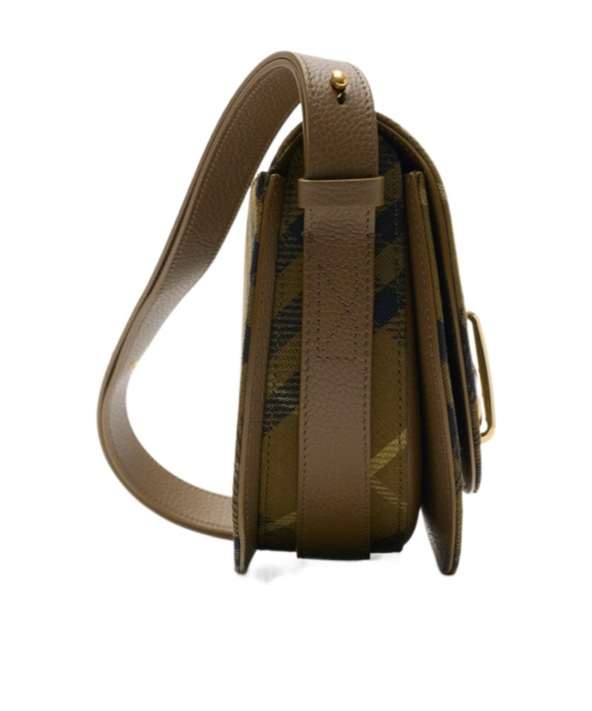 Burberry Brown And Black Rocking Horse Shoulder Bab In Brown