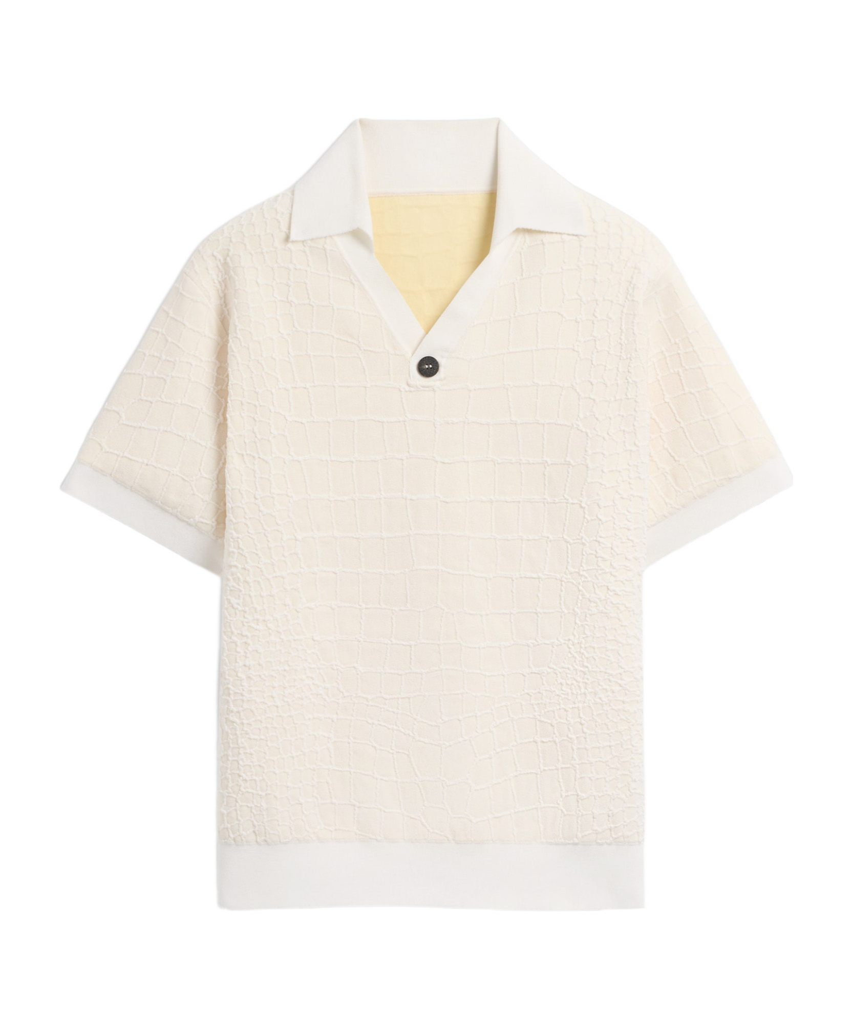 Jacquemus The Scala Polo Shirt In White