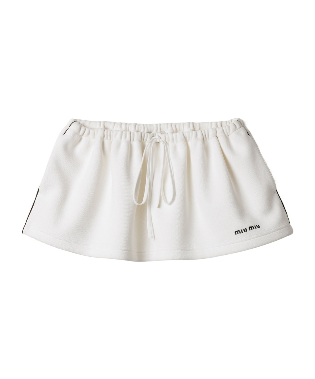 Miu Miu Cotton-jersey Mini Skirt