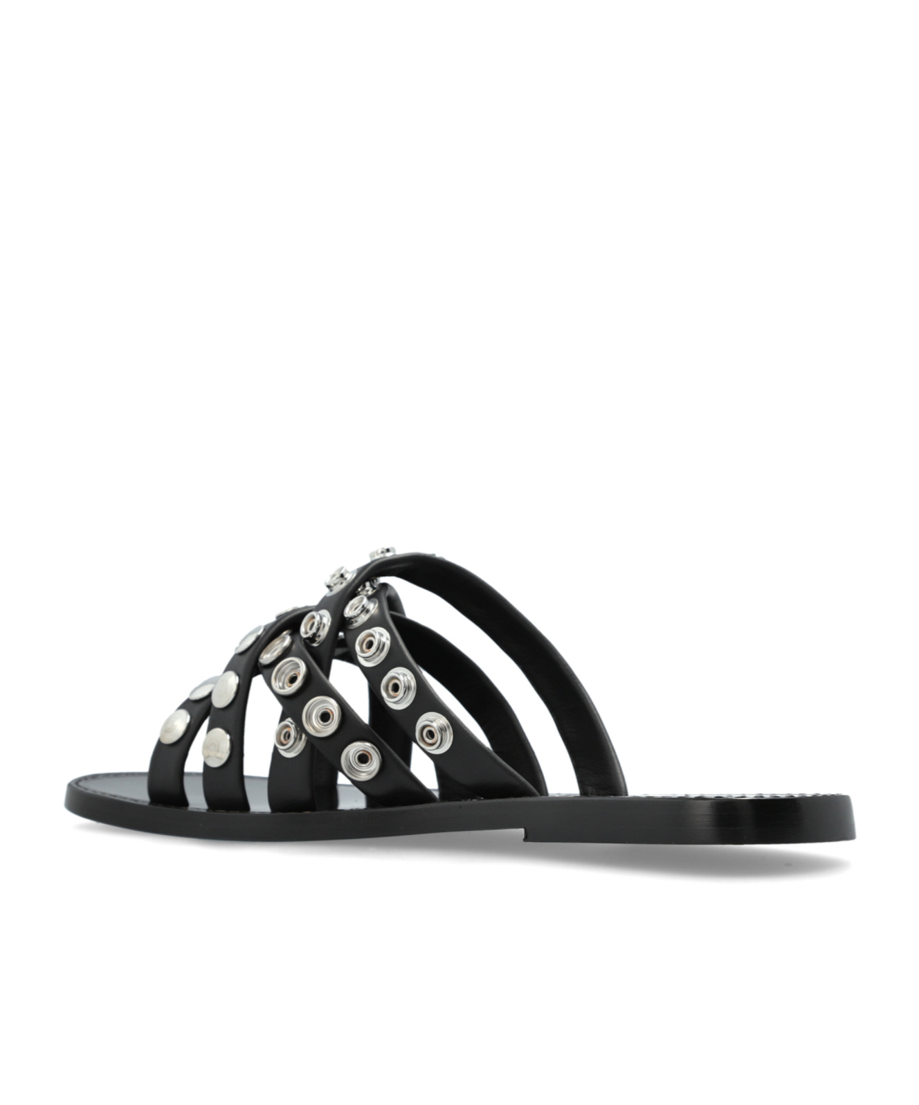 Dsquared2 Studded Slippers In Black