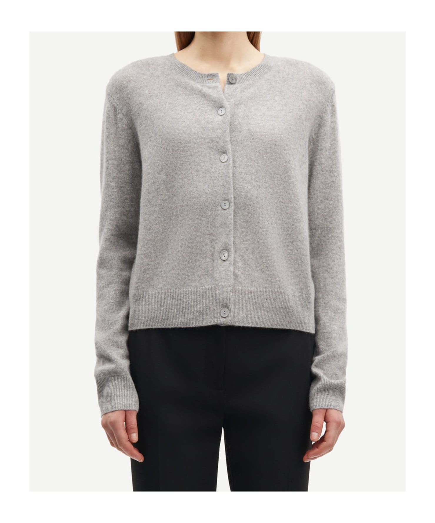 Samsoe & Samsoe Long-sleeved Knitted Cardigan