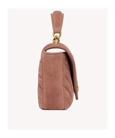 Saint Laurent College Mini Shoulder Bag In Brown