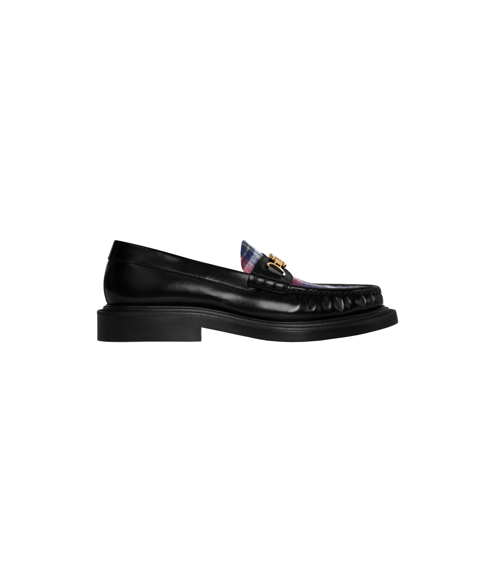 Celine Chain Loafer Shoes In Black