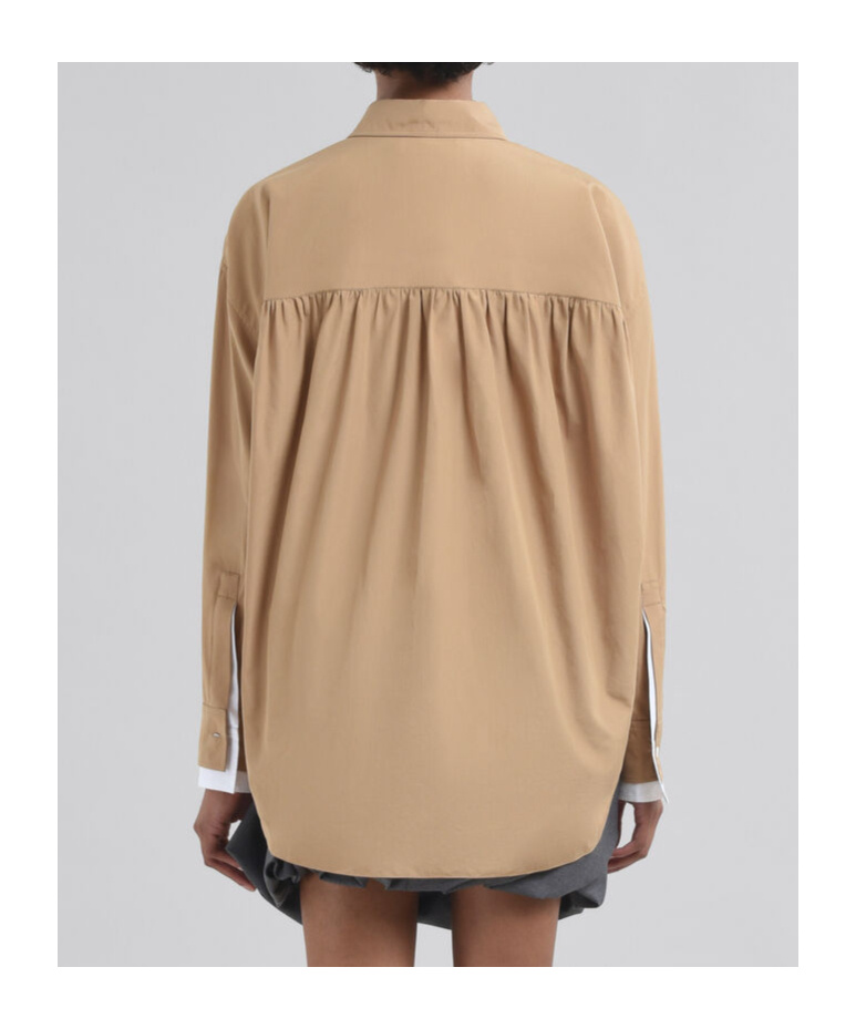 Marni Cotton Shirt In Nude
