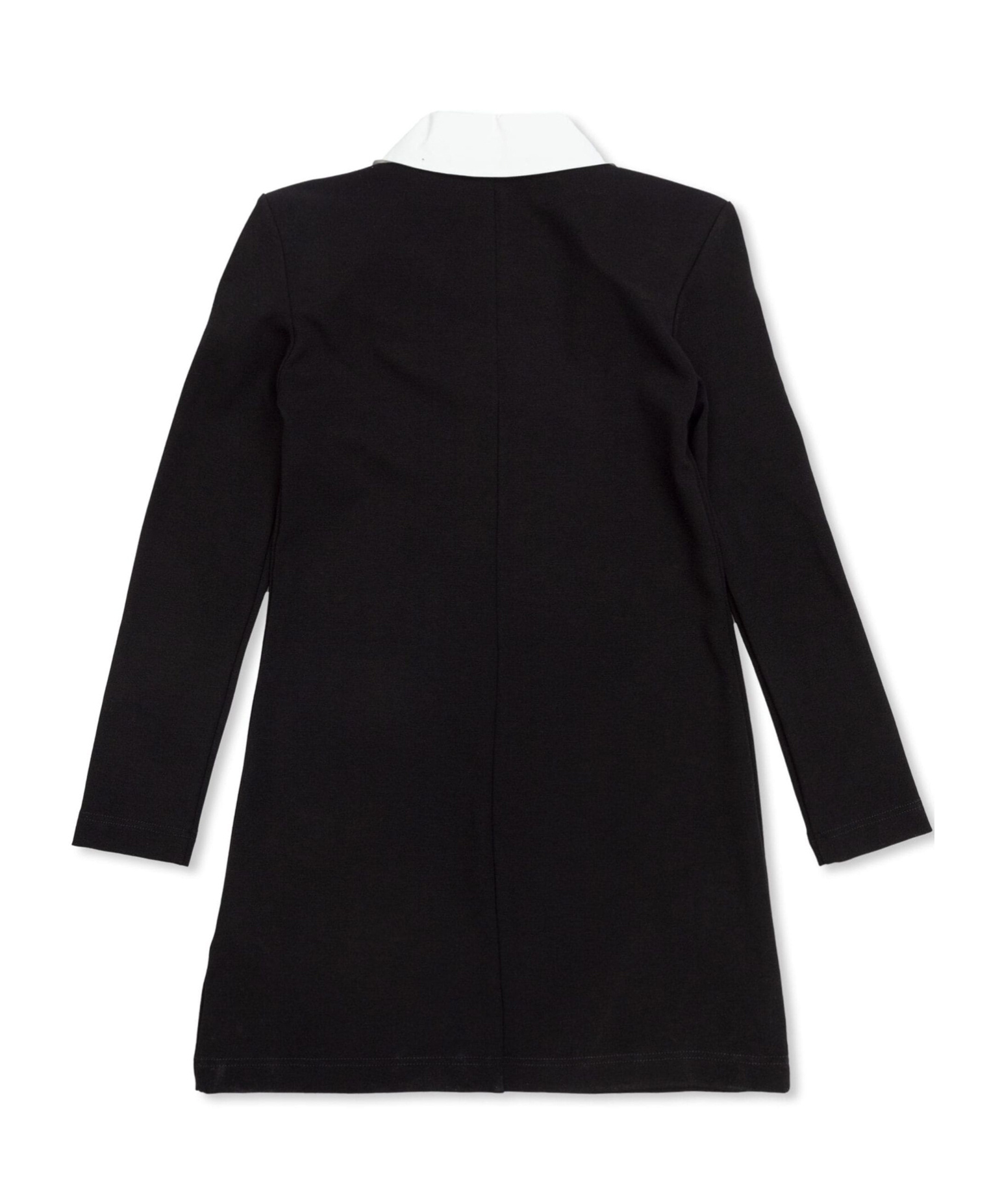BALMAIN LOGO-PRINT SHIRT DRESS 