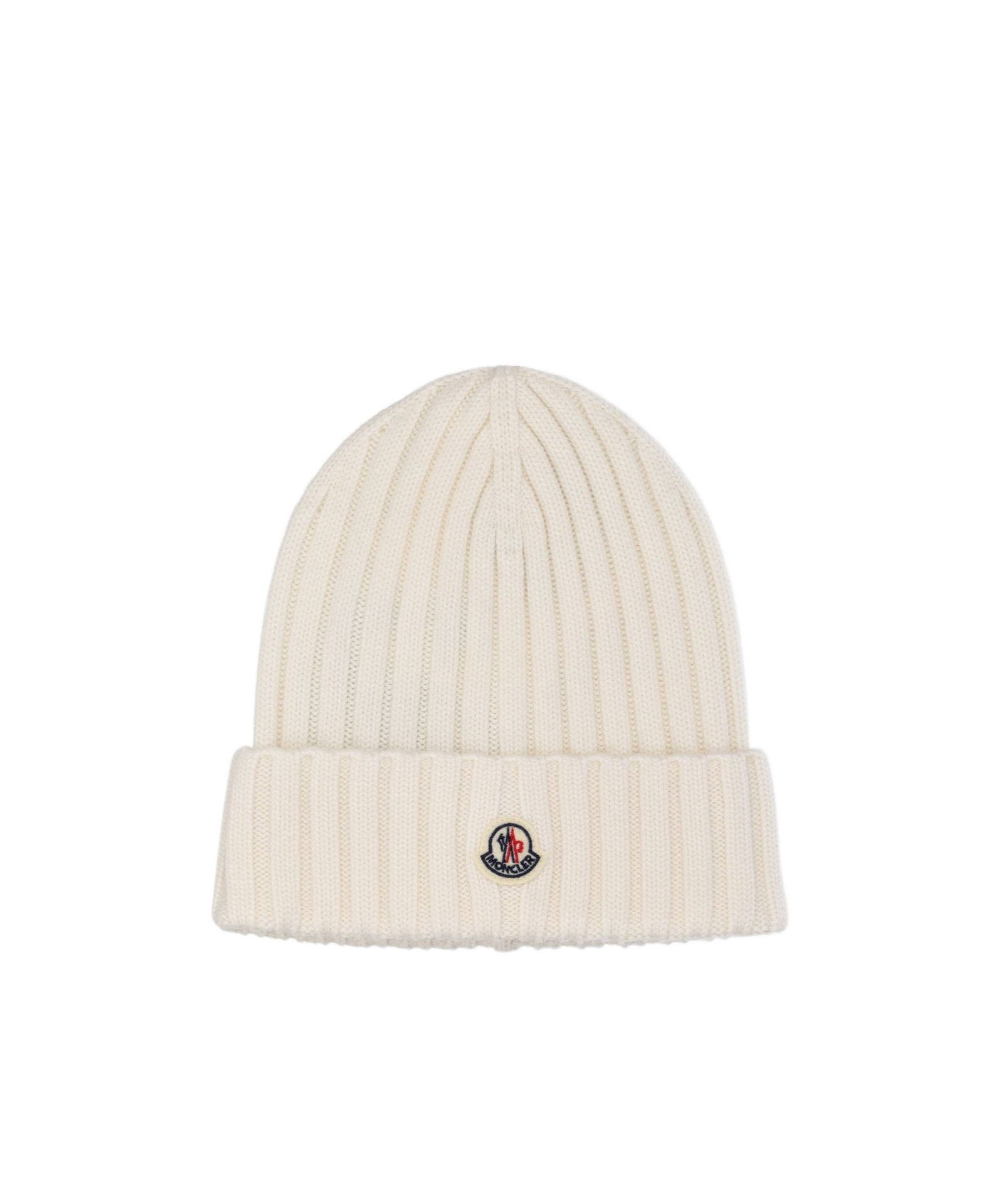 Moncler Logo Hat In White