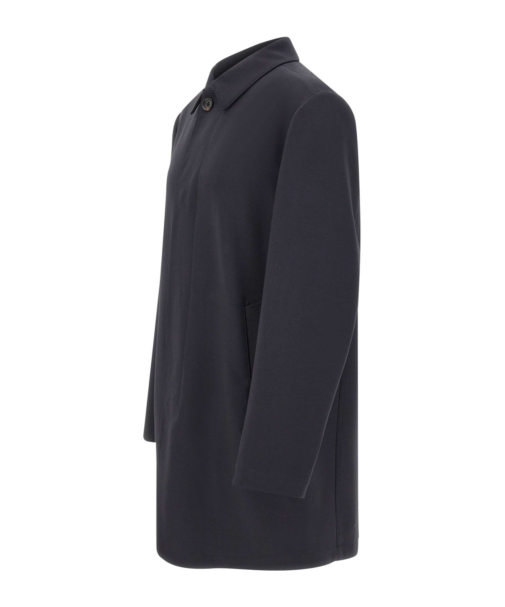 Corneliani Single-breasted Coat In Black