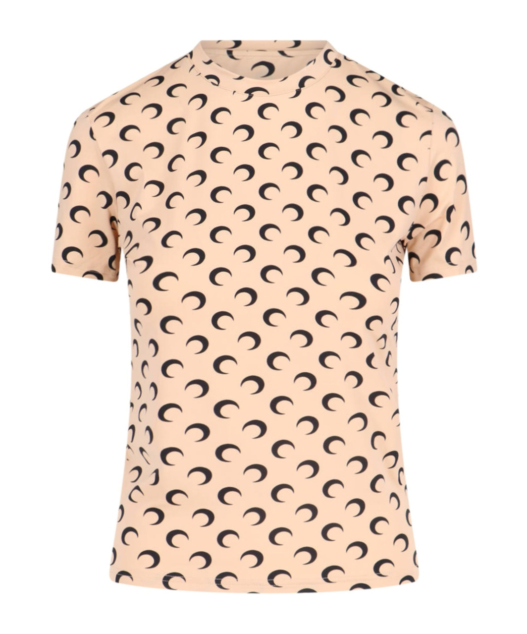 Marine Serre Moon T-shirt In Nude