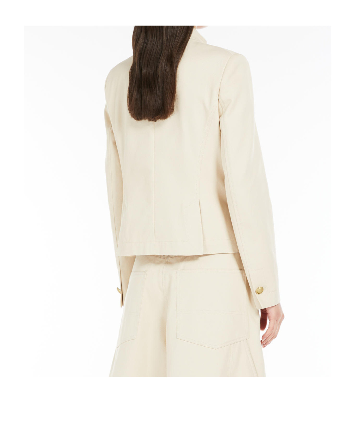 Weekend Max Mara Cotton Gabardine Jacket In Beige