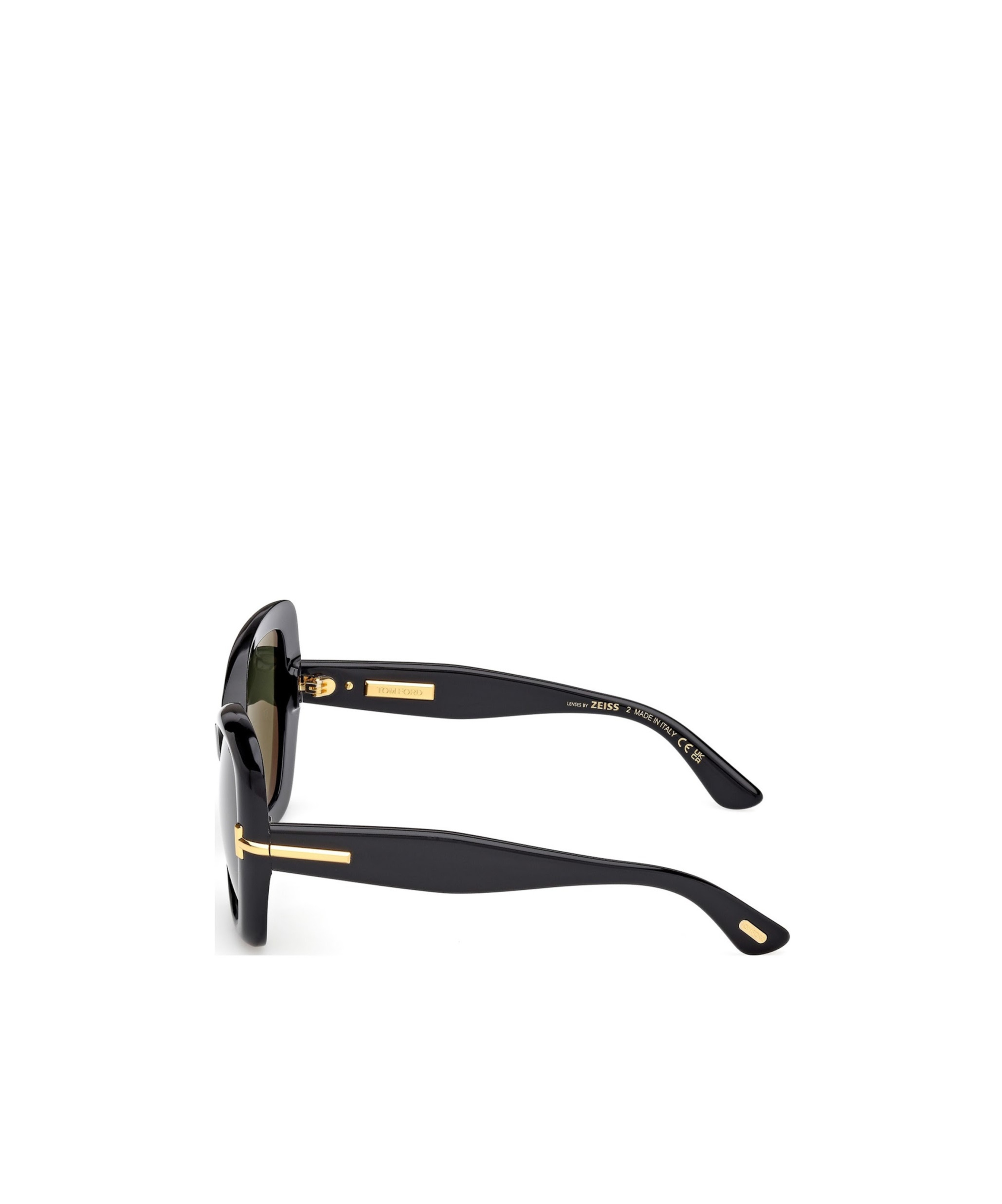 Tom Ford Icon Acetate Butterfly Sunglasses In Black