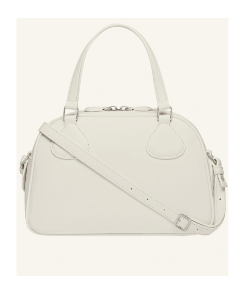 Courrèges Reedition Bowling Bag In White