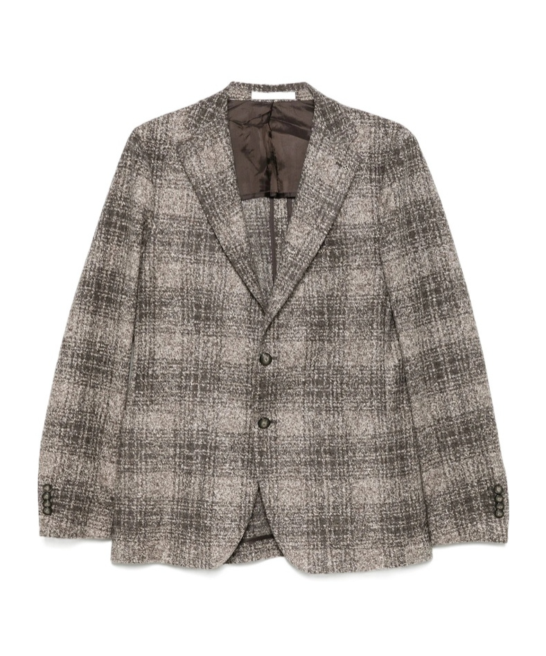 Shop Tagliatore Long Sleeve Blazer