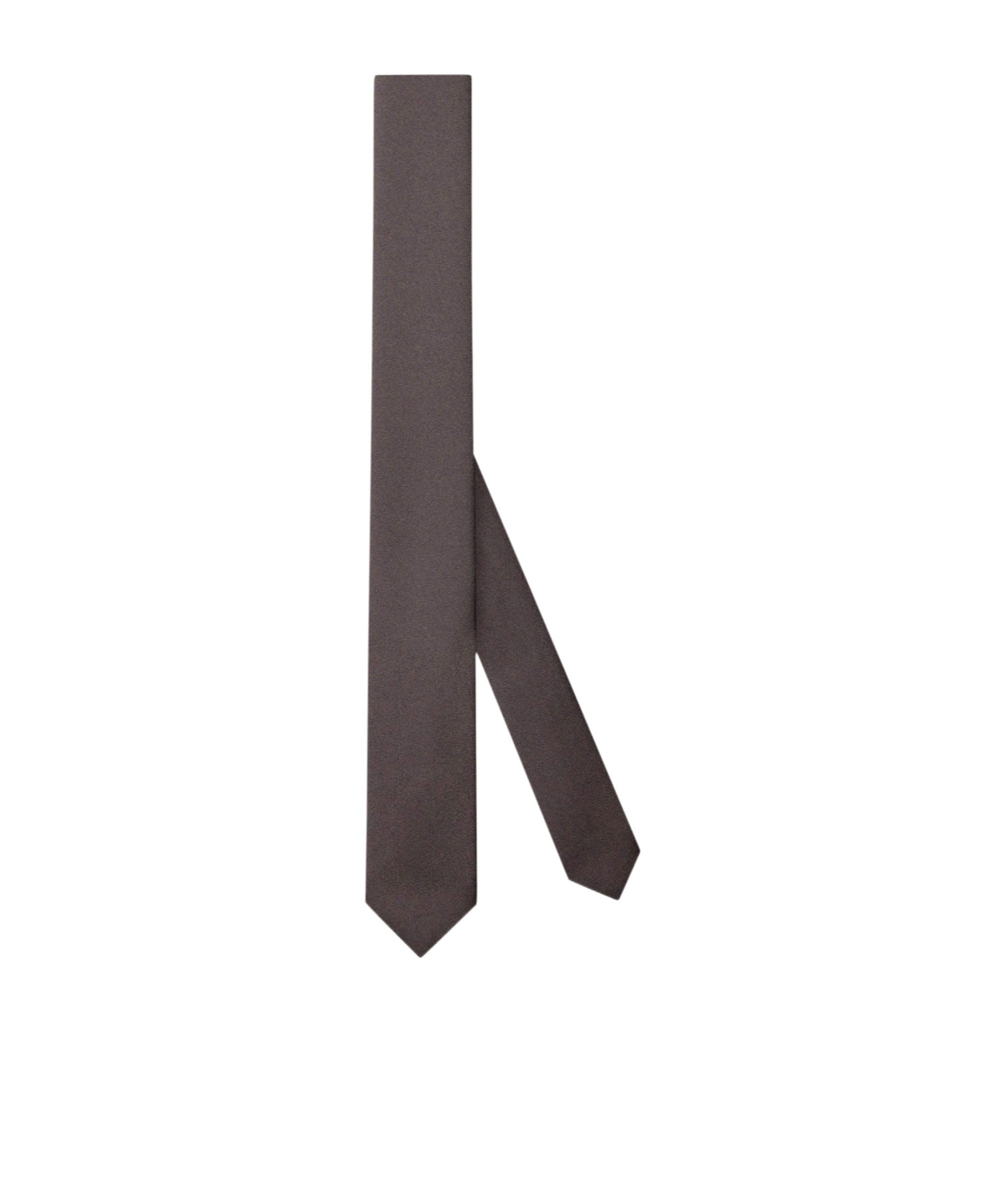 Gucci Crepe-effect Silk Blend Tie In Gray