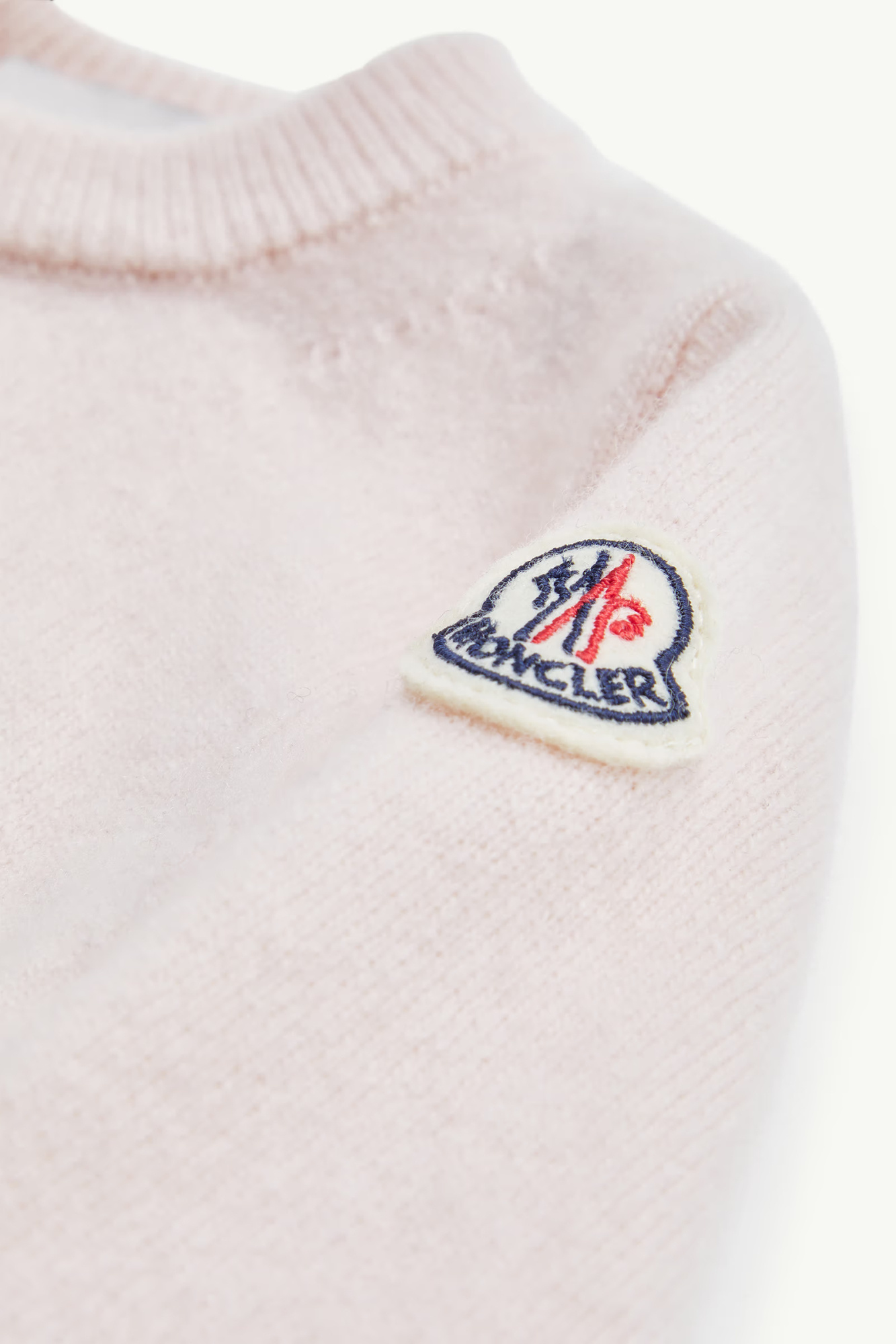 Moncler Ruffle Sweater Set In Pink
