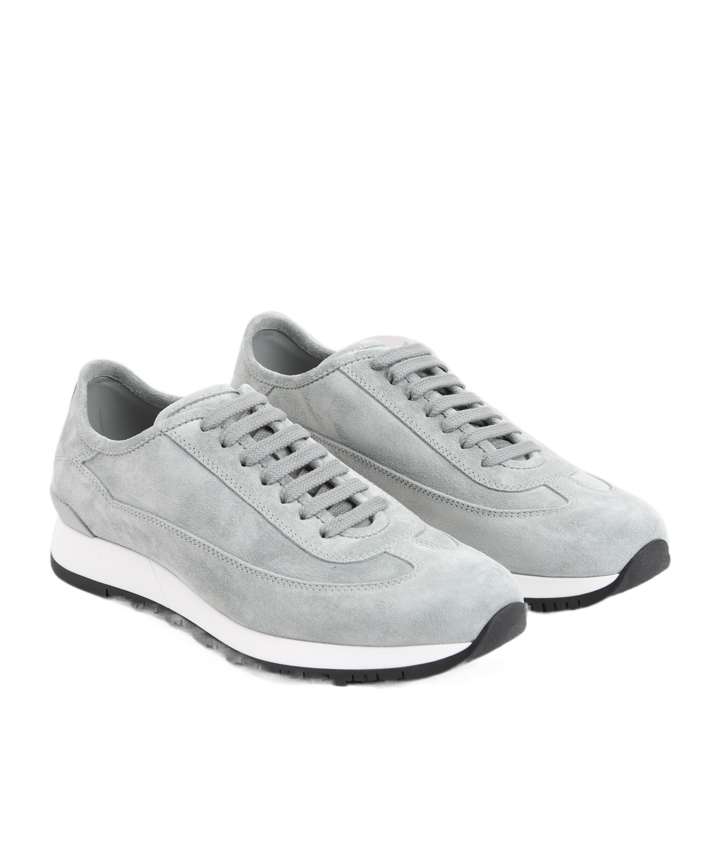 John Lobb Lace-up Low-cut Casual Shoes In Gray