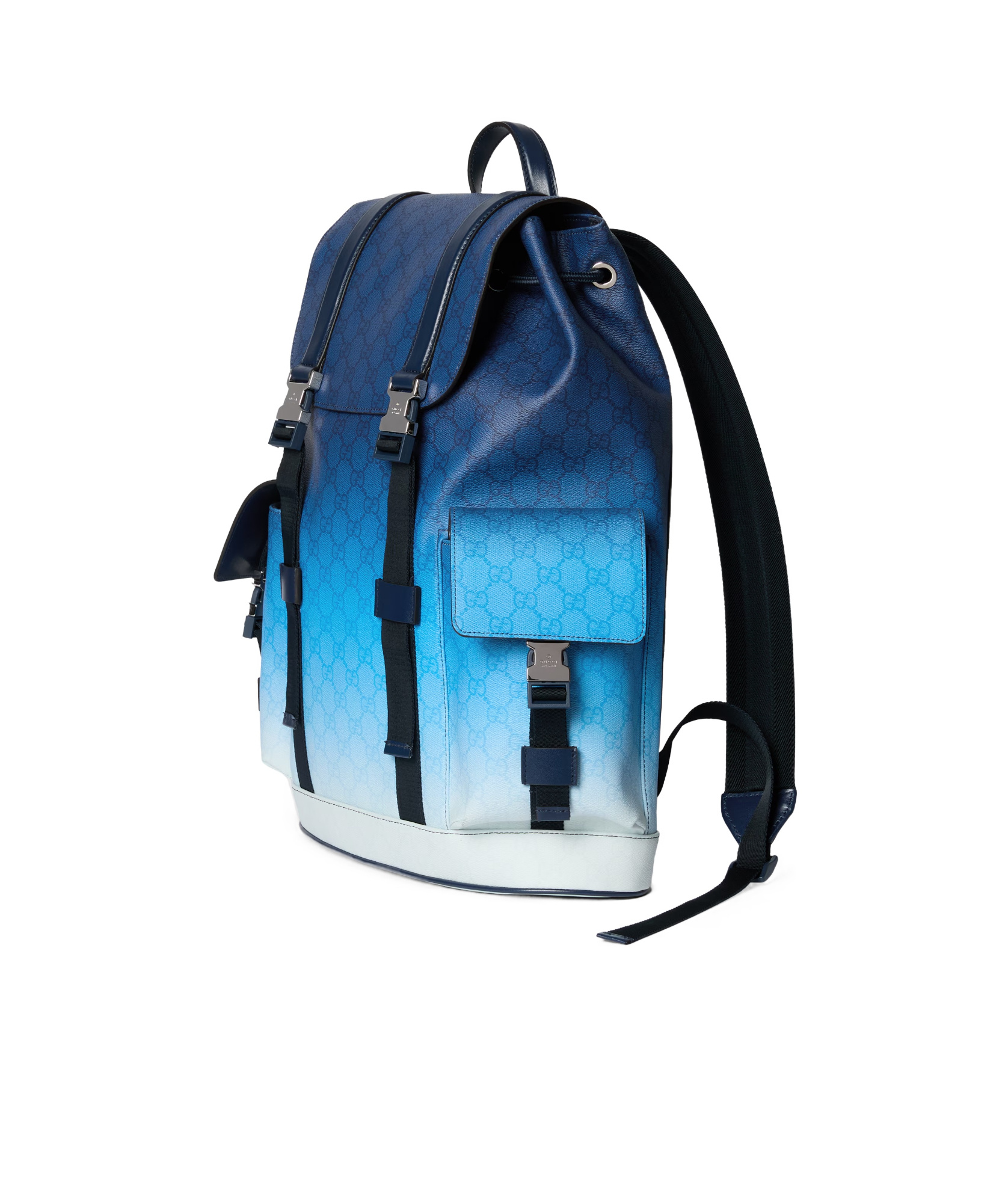 Gucci Chroma Large Backpack In Blue