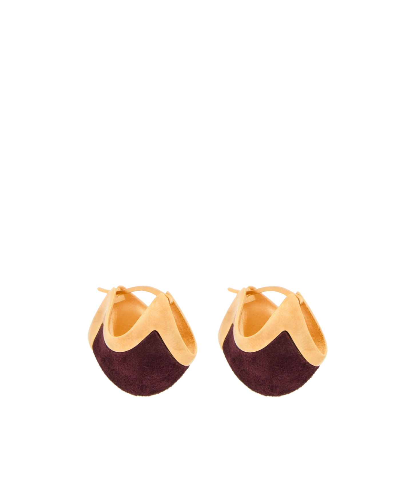 Khaite Gold Earrings In Red