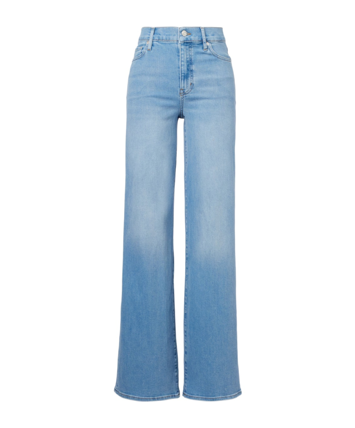 Frame High-waisted Flared Jeans In Blue