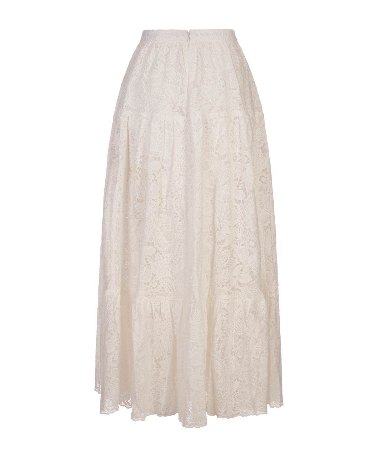 ERDEM TIERED MIDI SKIRT