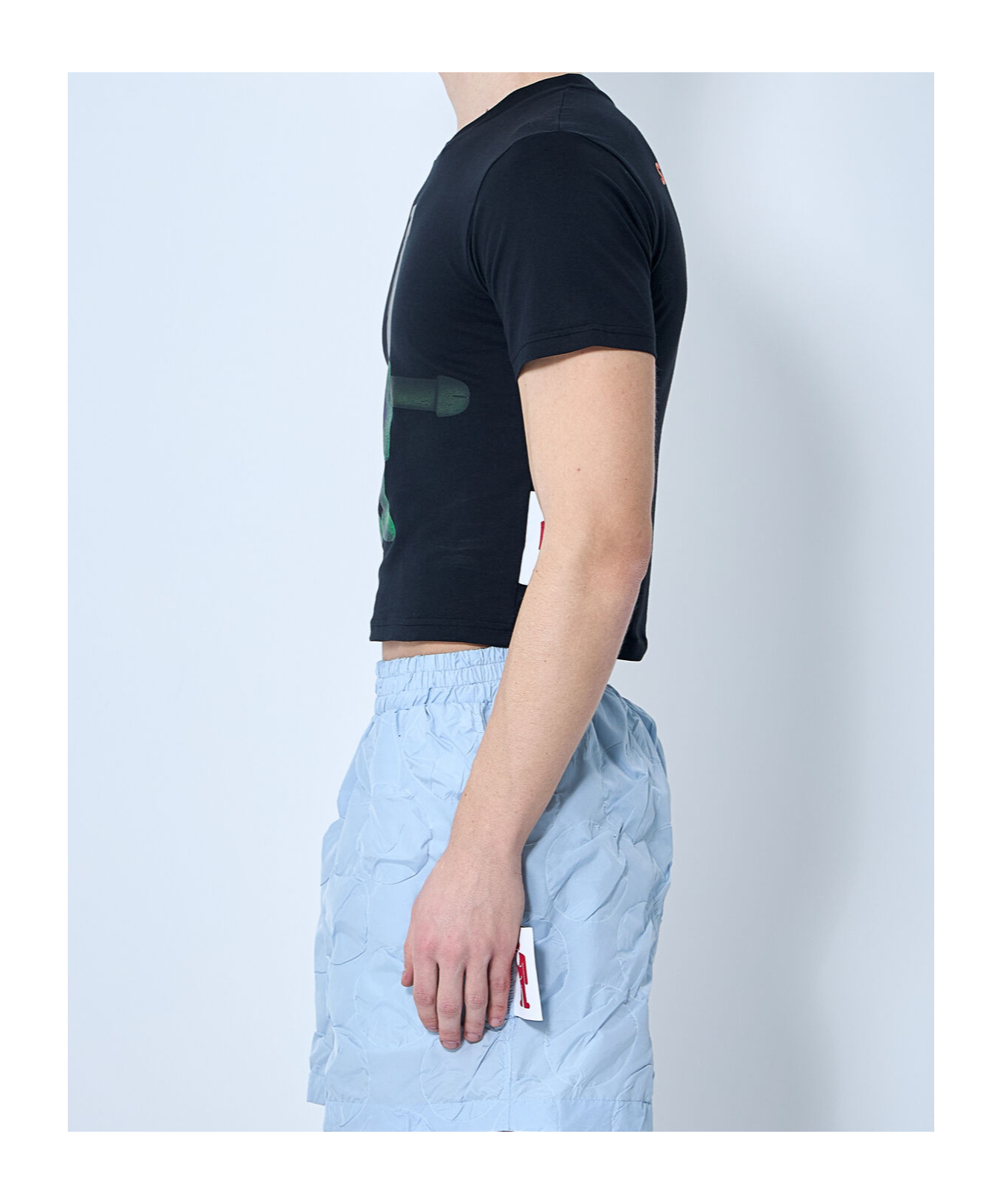 Walter Van Beirendonck Toyterror Micro T-shirt In Blue