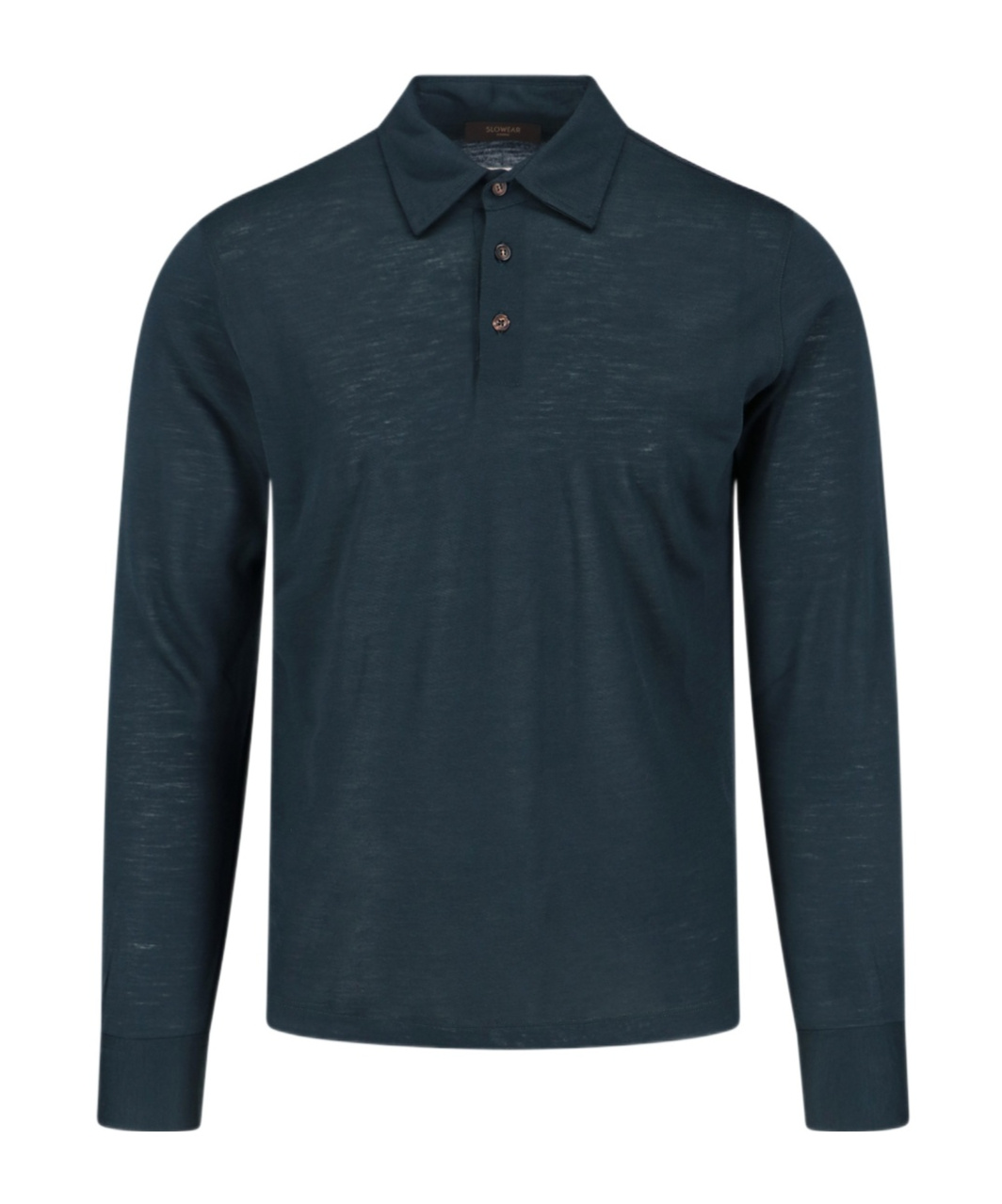 Zanone Long Sleeve Fitted Crewneck Sweater In Green