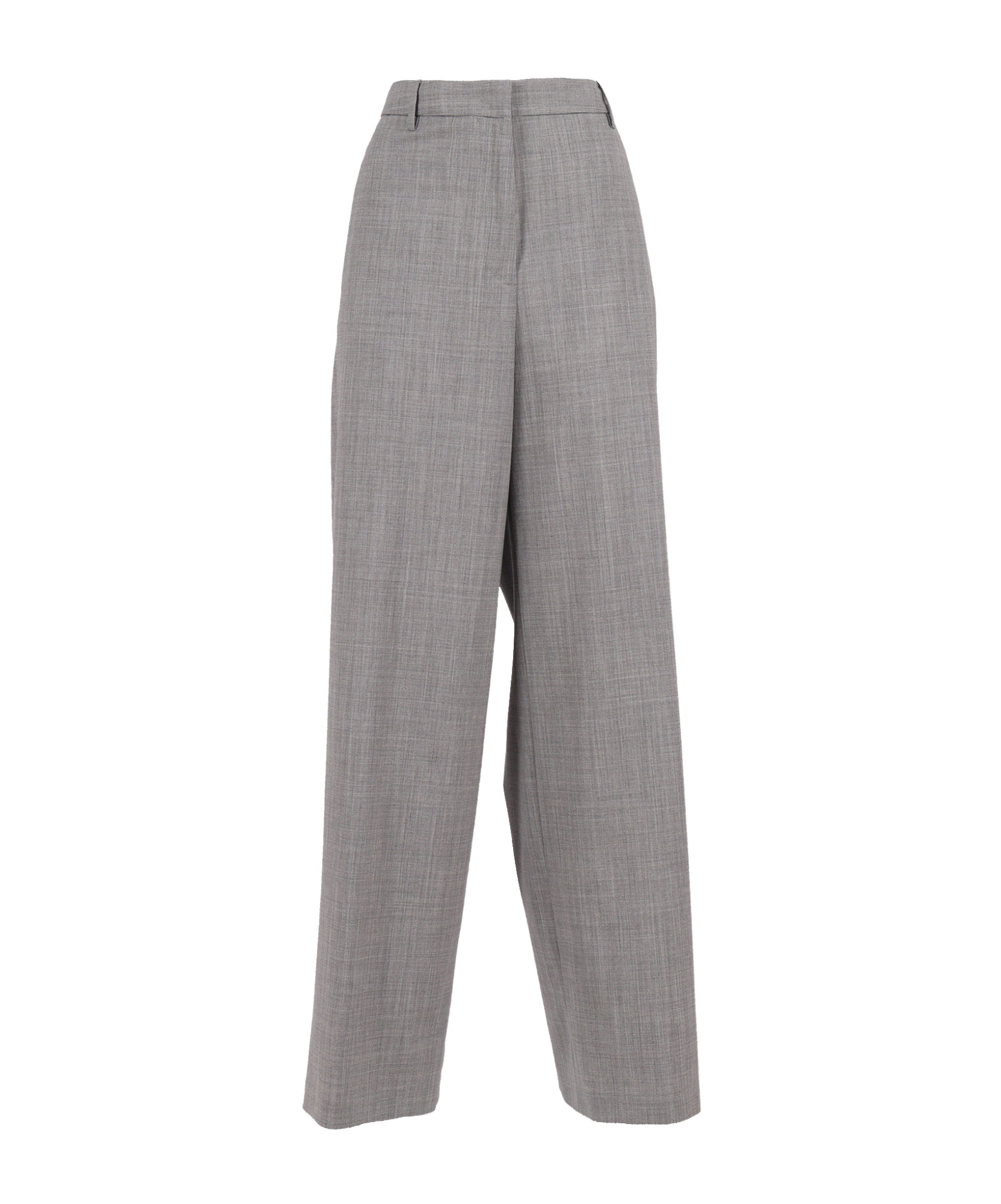 Fabiana Filippi Wide-leg Ankle-length Trousers In Gray