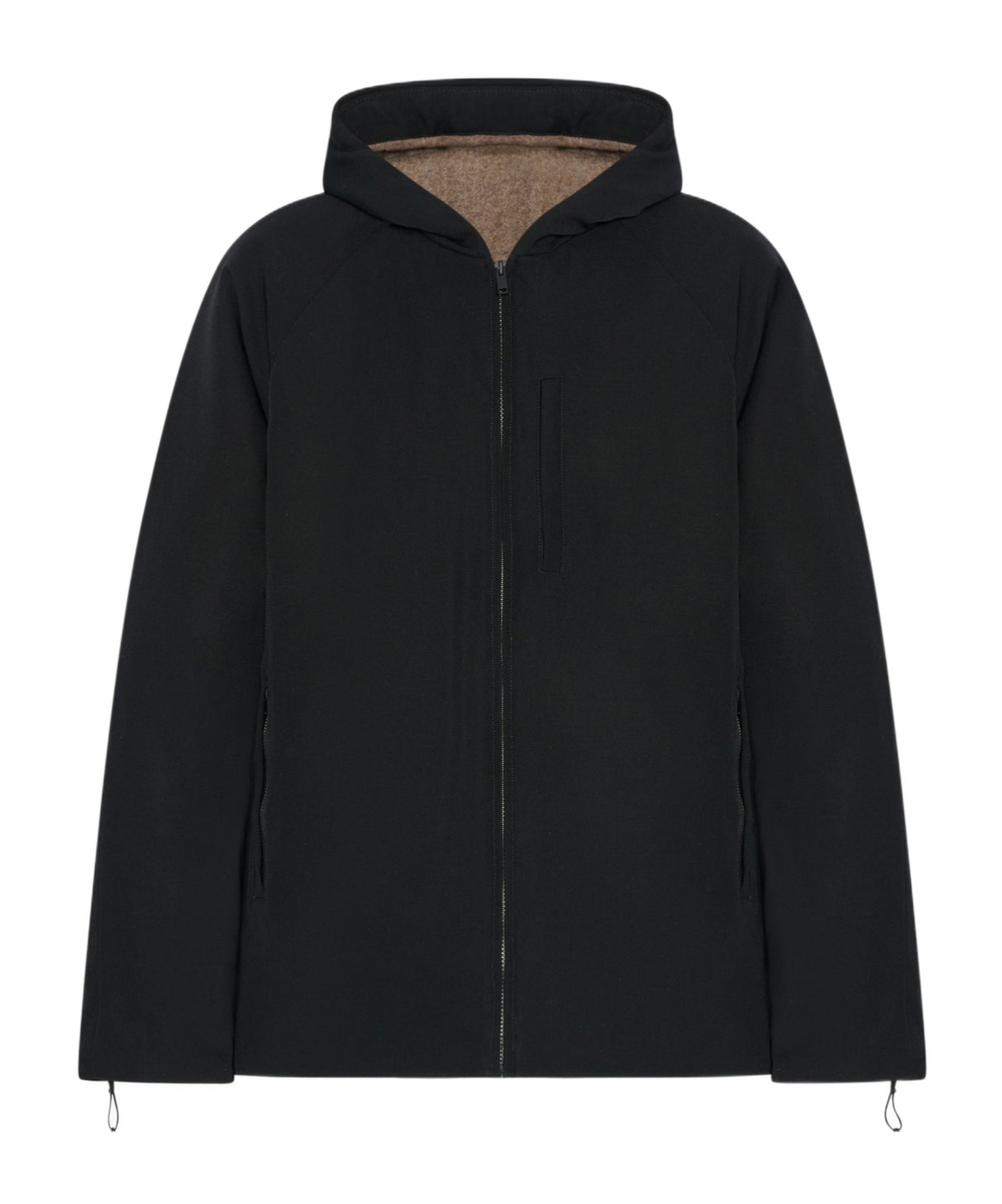 The Row Horatio Wool Jacket In Black