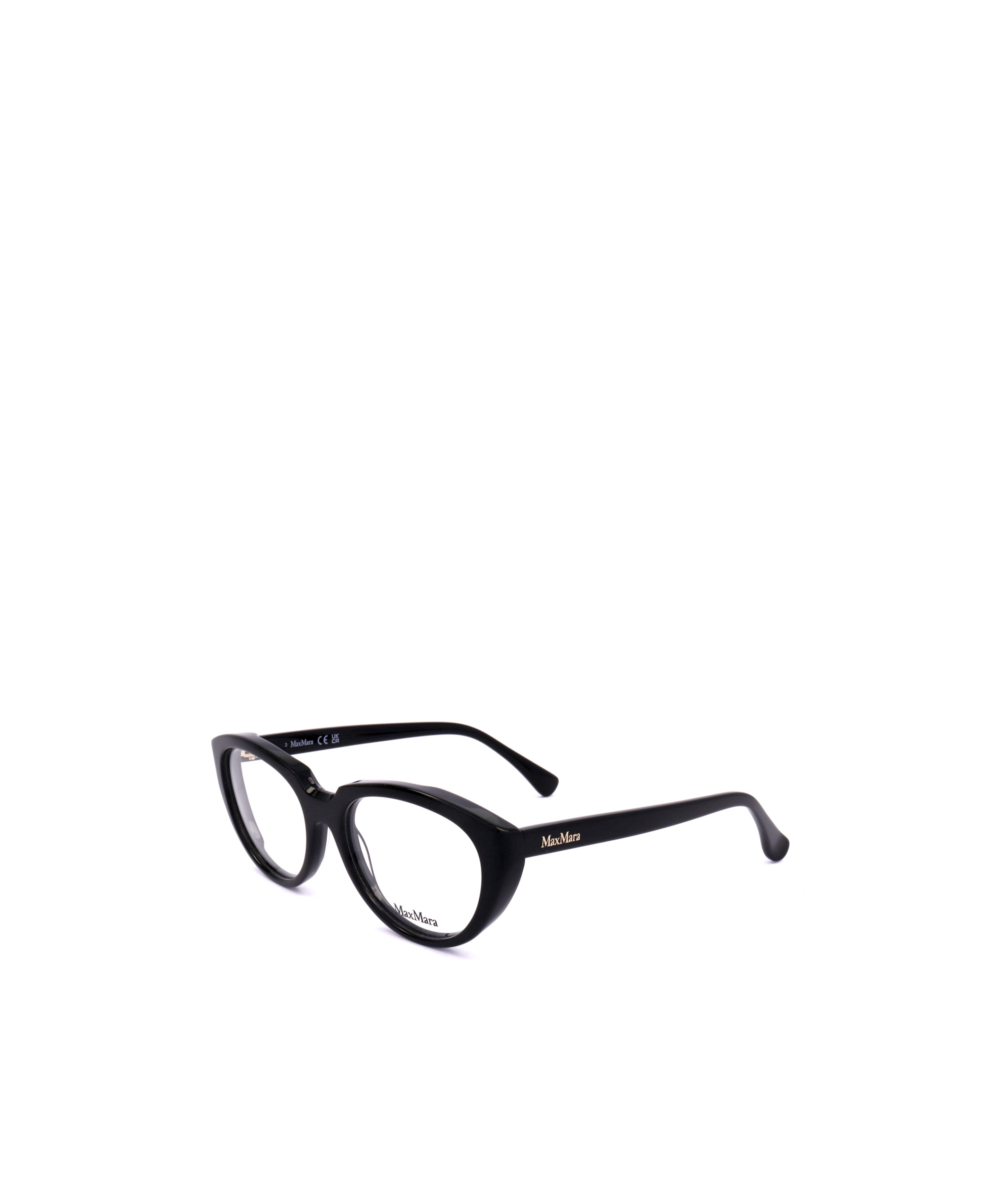 Max Mara Cat-eye Frame Glasses In Black