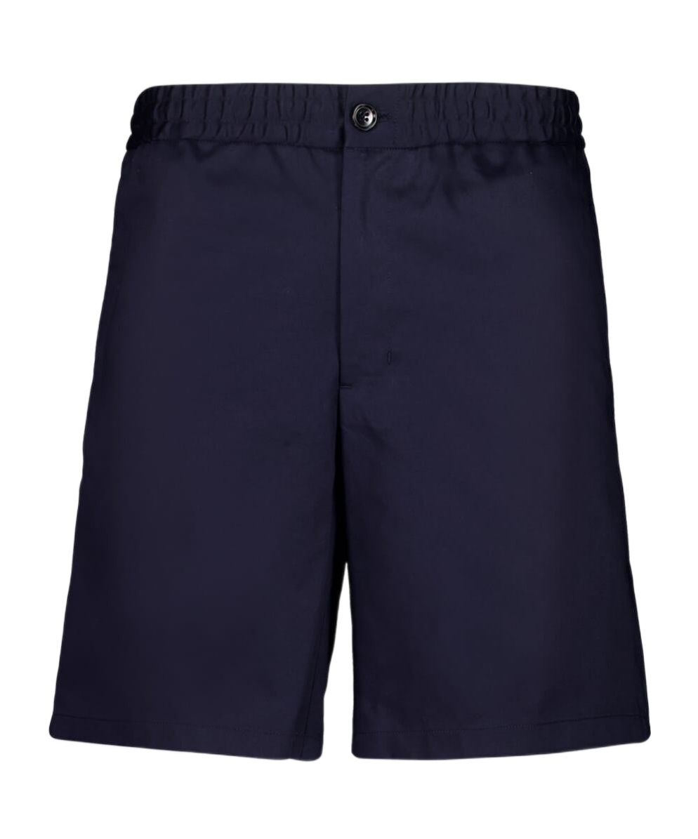 Ami Alexandre Mattiussi Wide-leg Shorts In Black