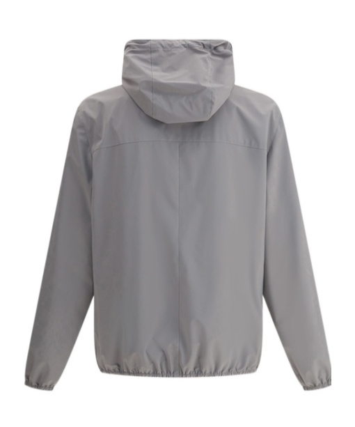 Brunello Cucinelli Waterproof Jacket With Hood In Grey
