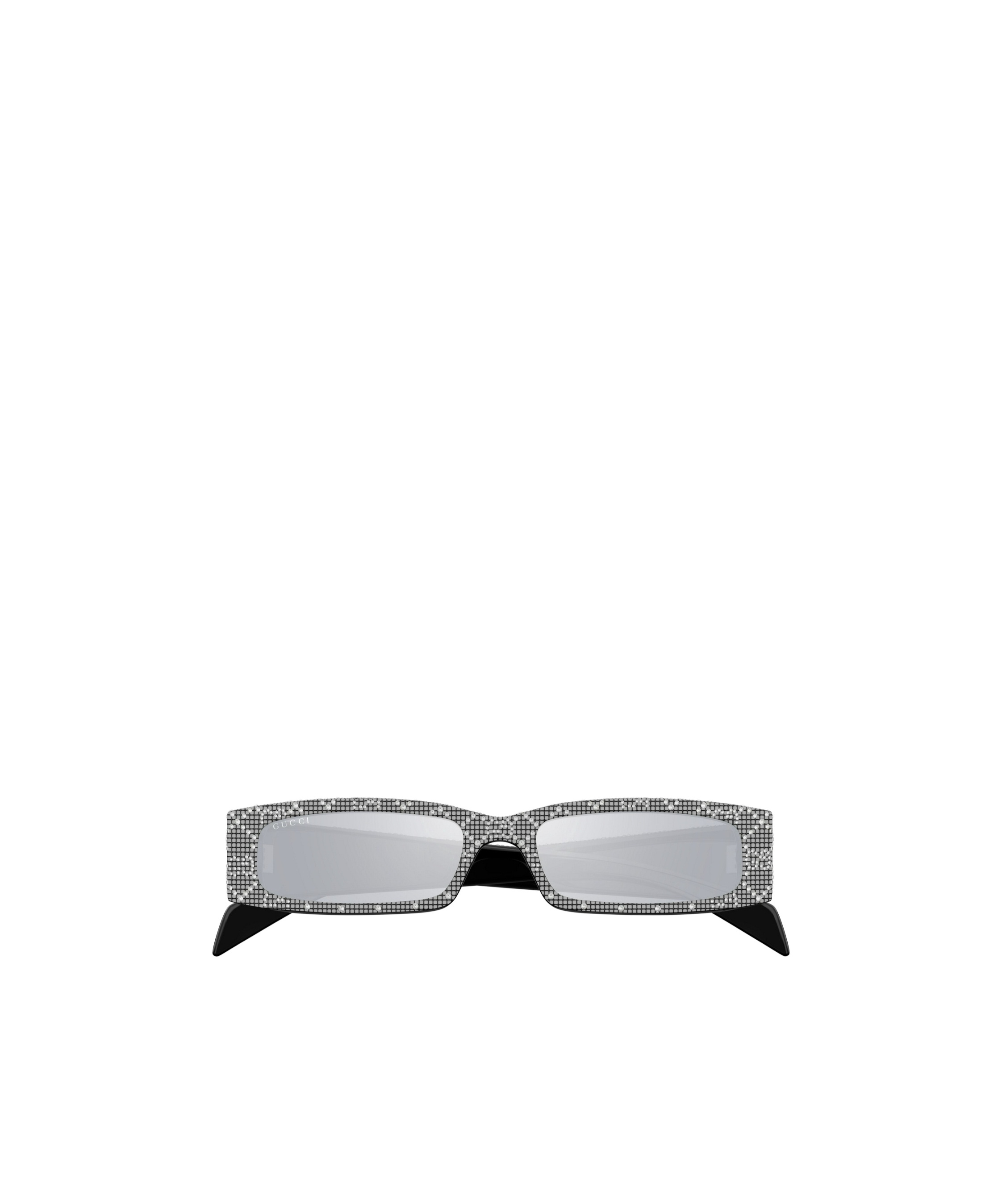 Gucci Eyewear Rectangular Frame Sunglasses In Gray