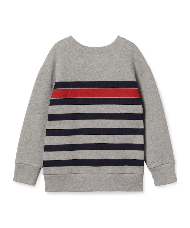 Gucci Print Sweater In Gray