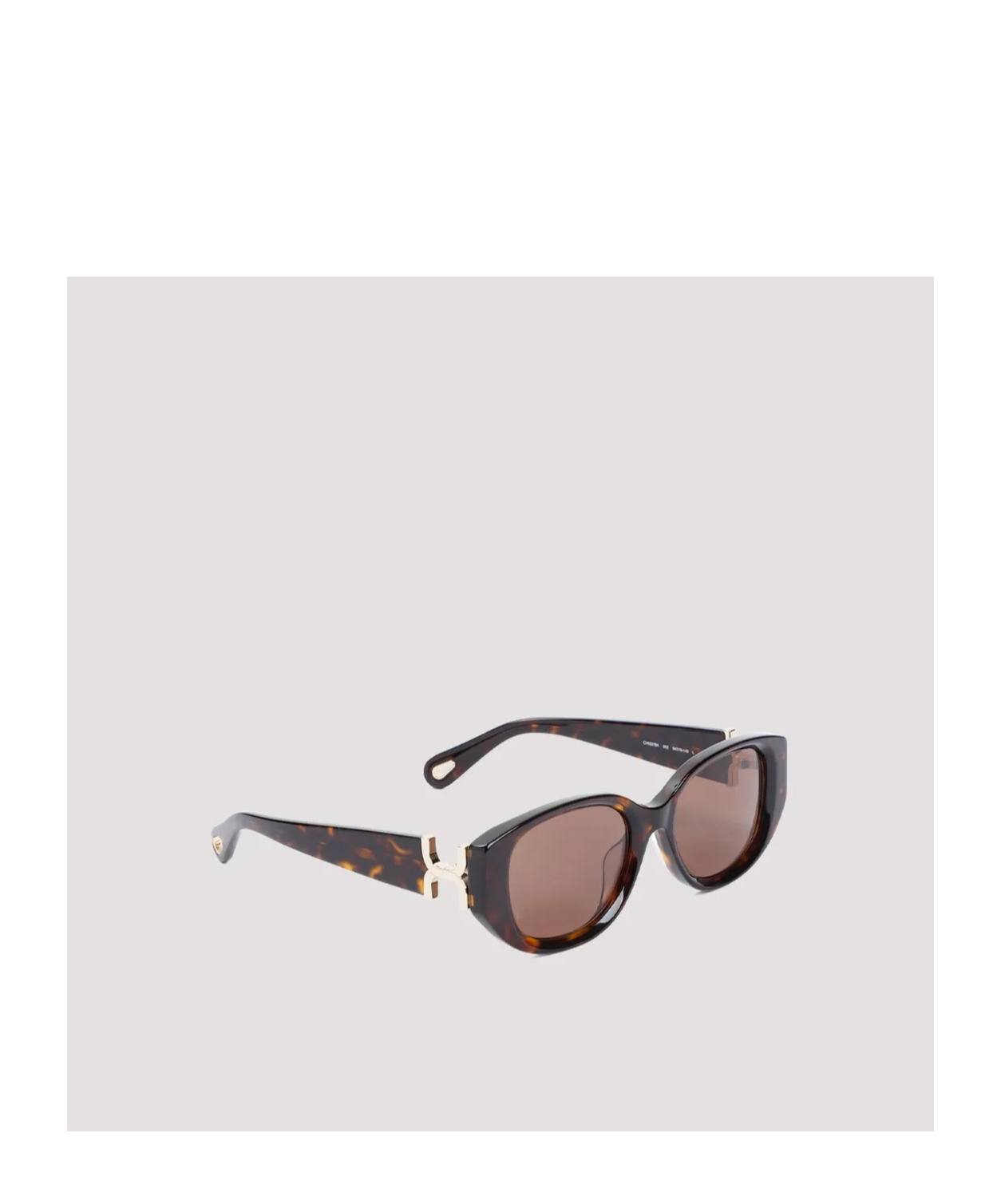 Chloé Eyewear Oval-frame Sunglasses In Nude