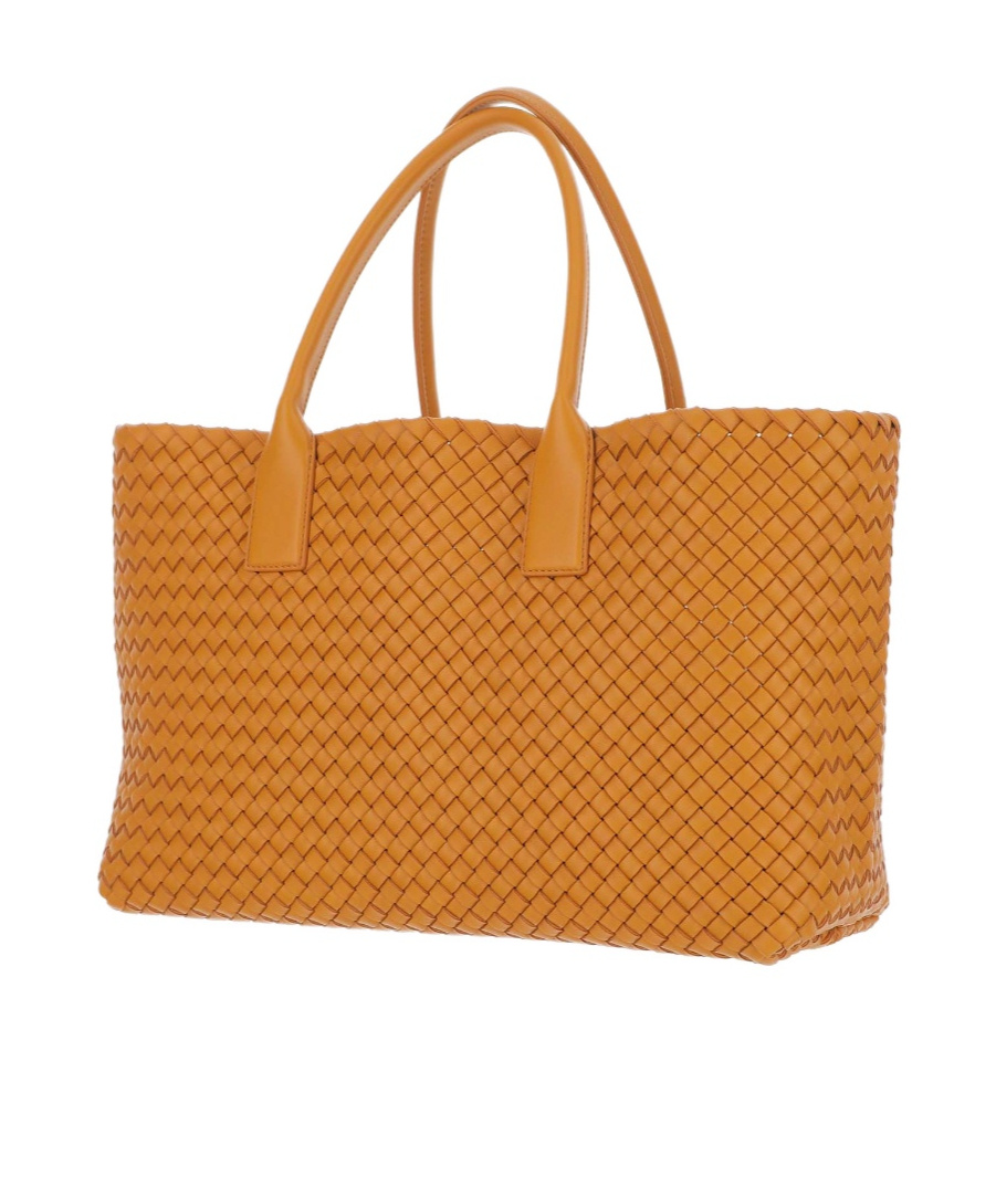 Bottega Veneta Medium Cabat Intrecciato Leather Tote Bag In Brown