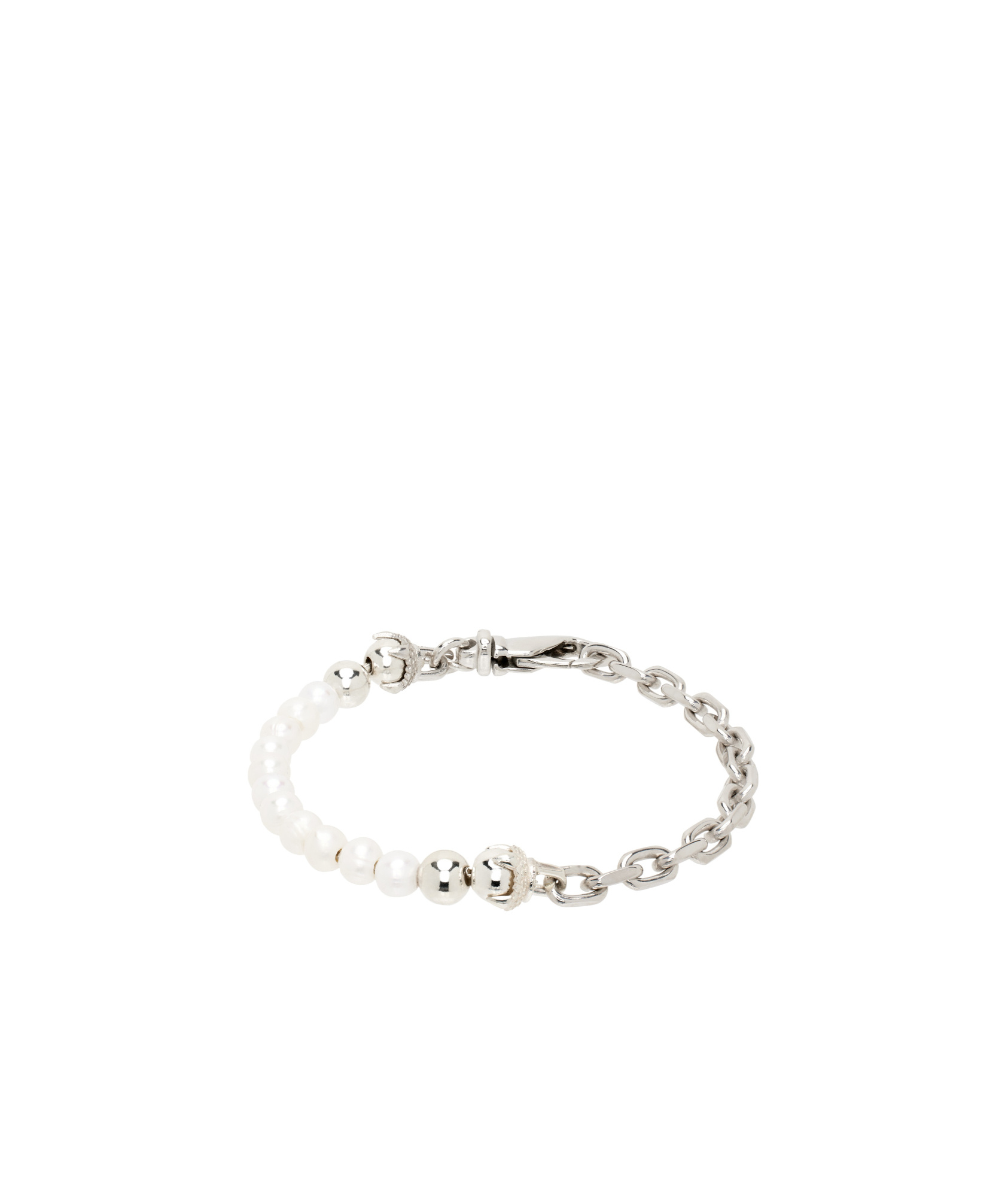 Emanuele Bicocchi Pearl Bracelet In White