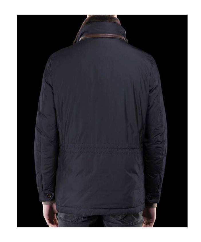 Moorer Long-sleeved Down Jacket In Black
