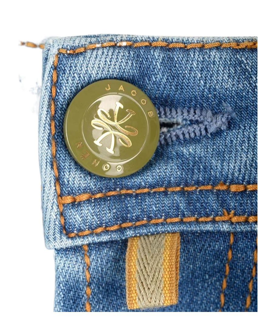 Shop Jacob Cohen Belt-loop Jeans In Light Blue